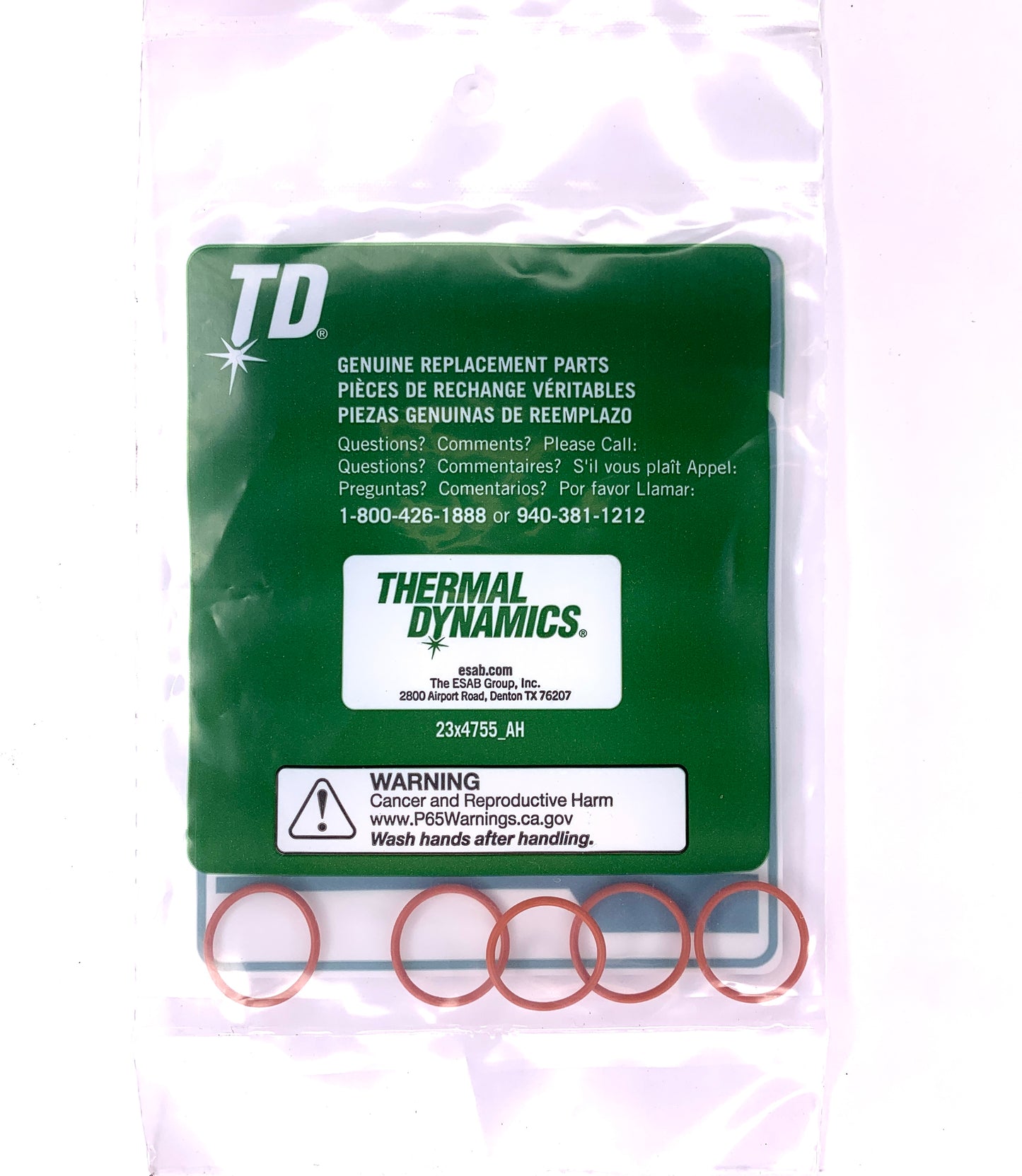 Thermal Dynamics 1Torch Front O-Ring (5 pack) 8-3486
