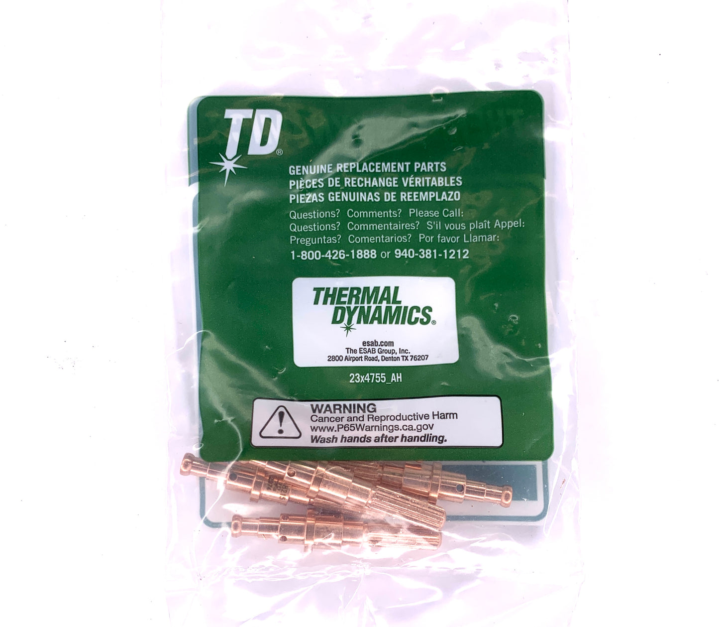 Thermal Dynamics 1Torch Standard 120 Amp Electrode (5 pack) 9-8215