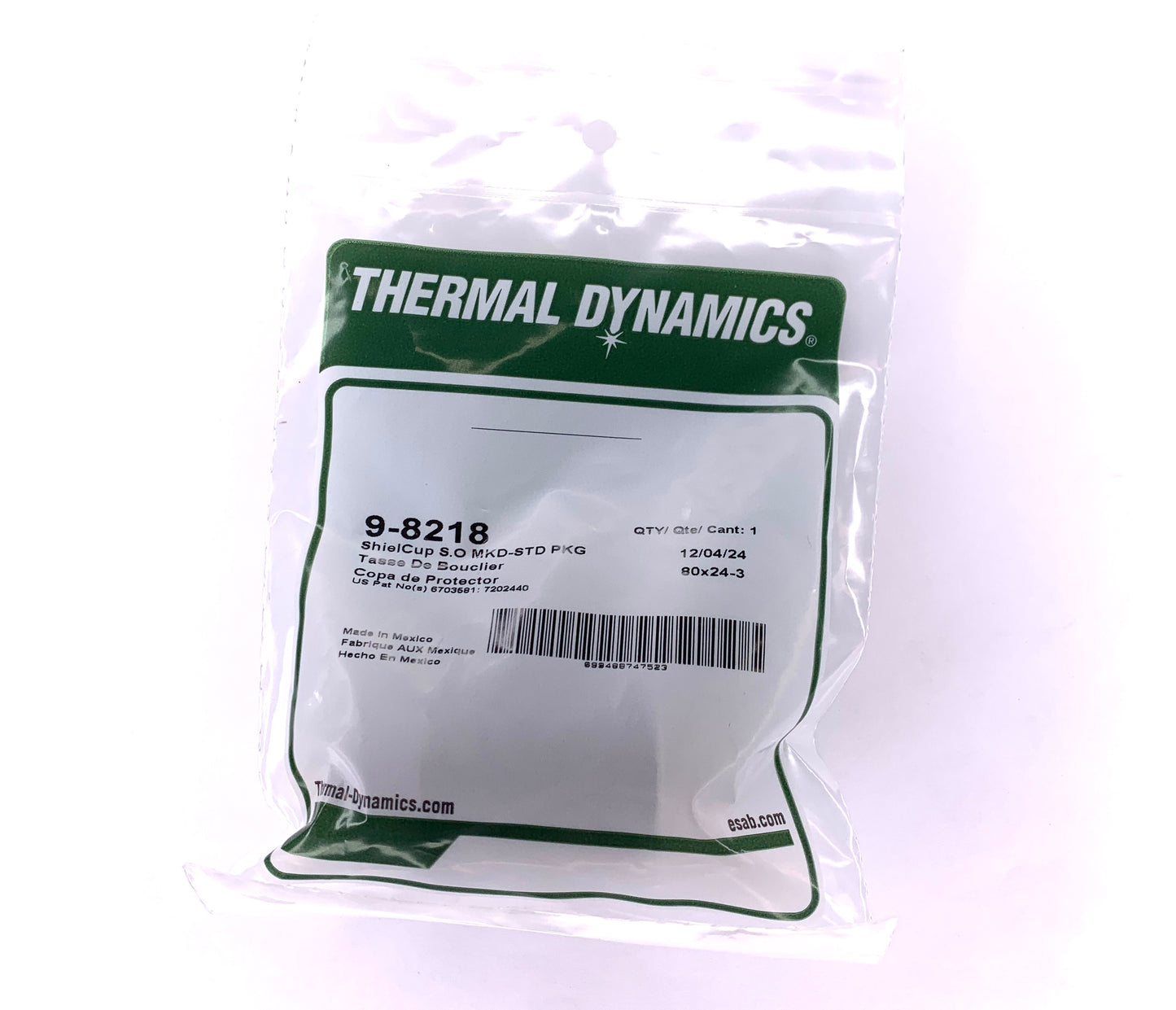 Thermal Dynamics Shield Cup, Stand Off Type 9-8218