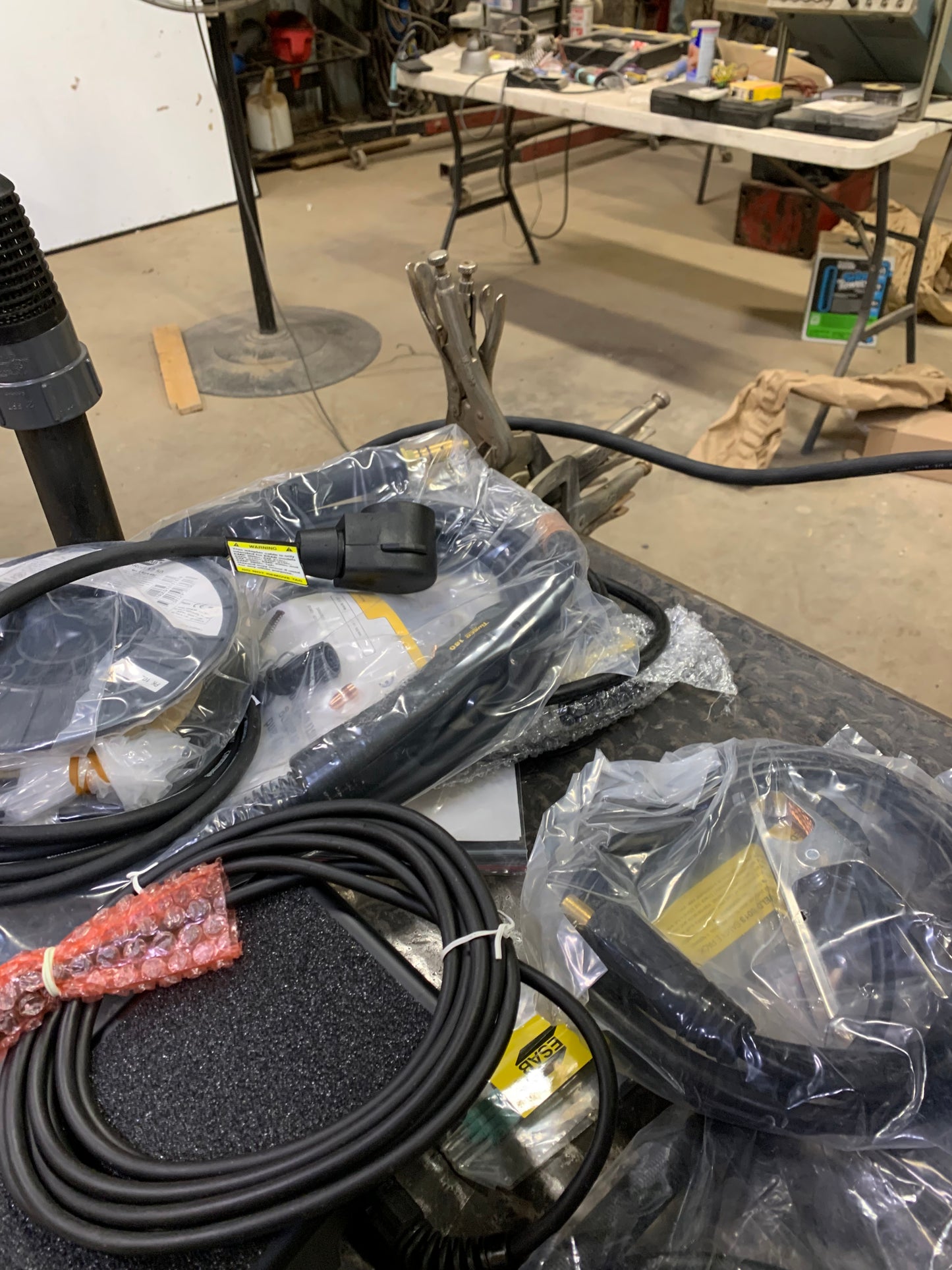 ESAB Rebel 205iC AC/DC Multiprocess Tig, Stick, & Mig Welder Package