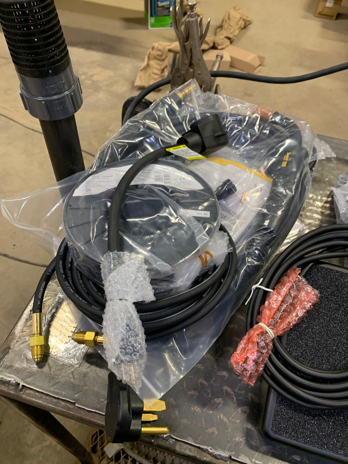 ESAB Rebel 205iC AC/DC Multiprocess Tig, Stick, & Mig Welder Package