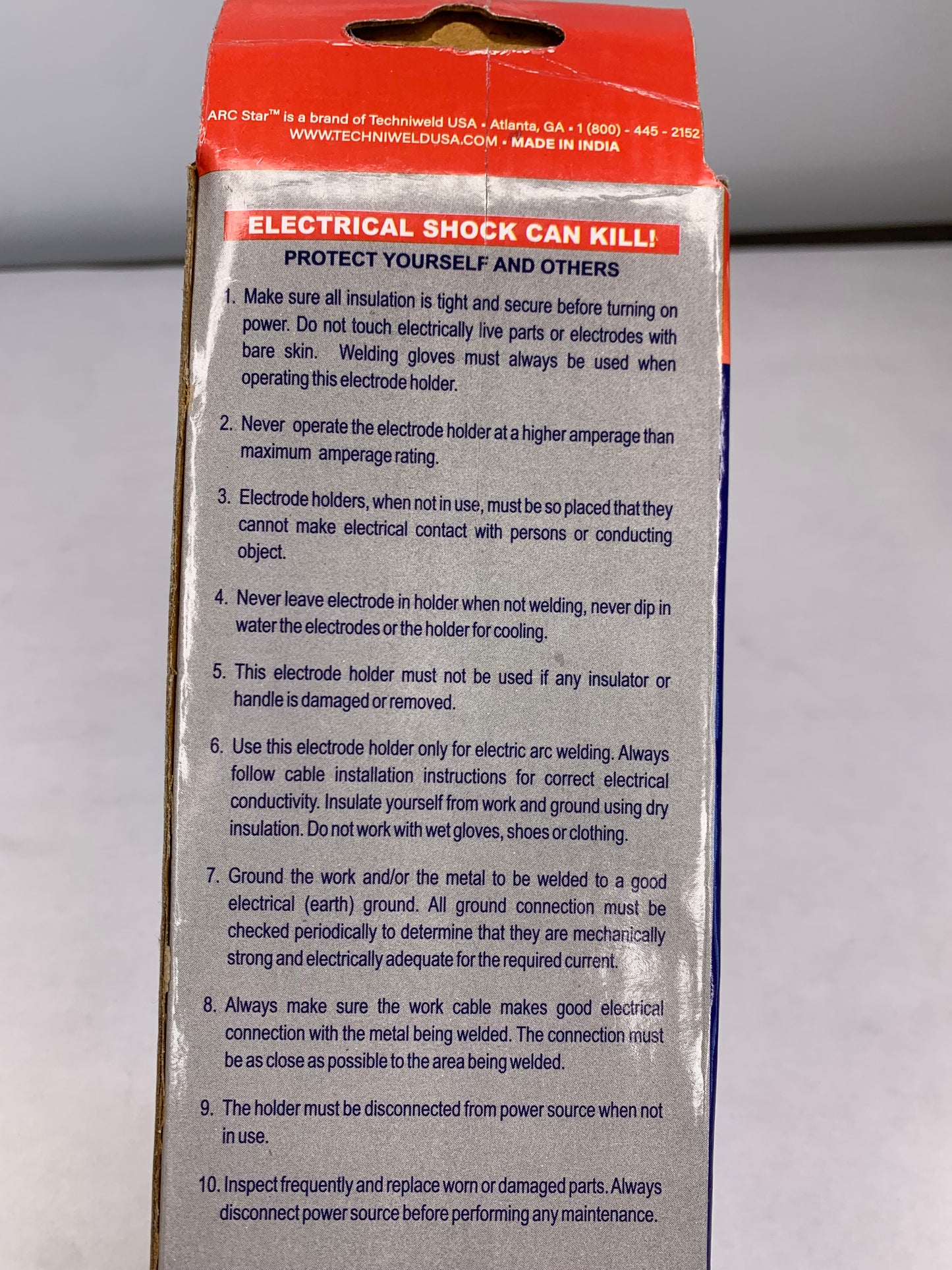 Electrode Holder Twist Type Arc Star 400 Amp