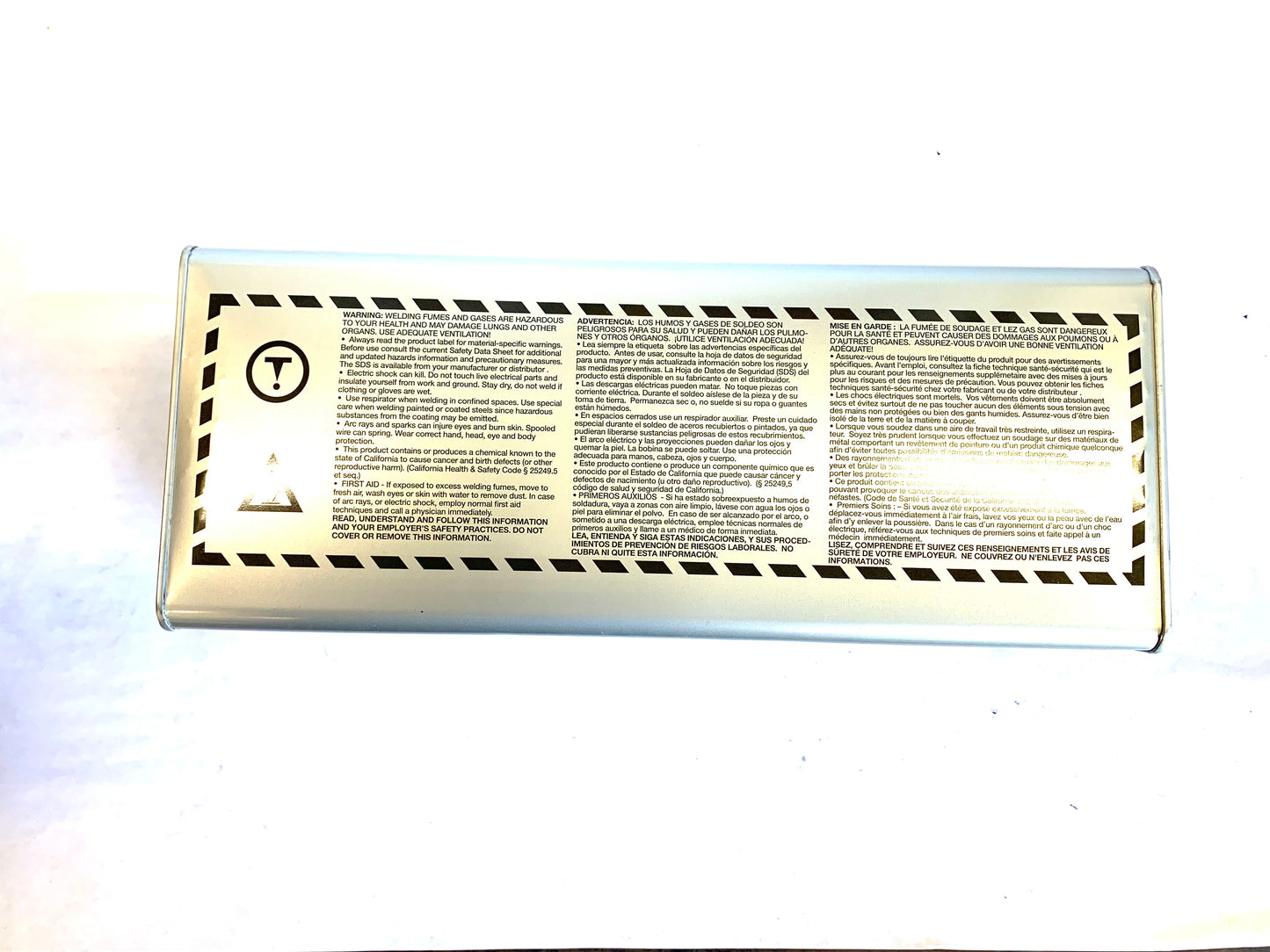 ESAB Sure Weld 10P+ E6010 1/8" Welding Electrode 50 lb Hermetically Sealed Package 811004050