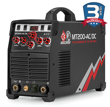 AC/DC TIG Welder - CK Worldwide MT200-AC/DC