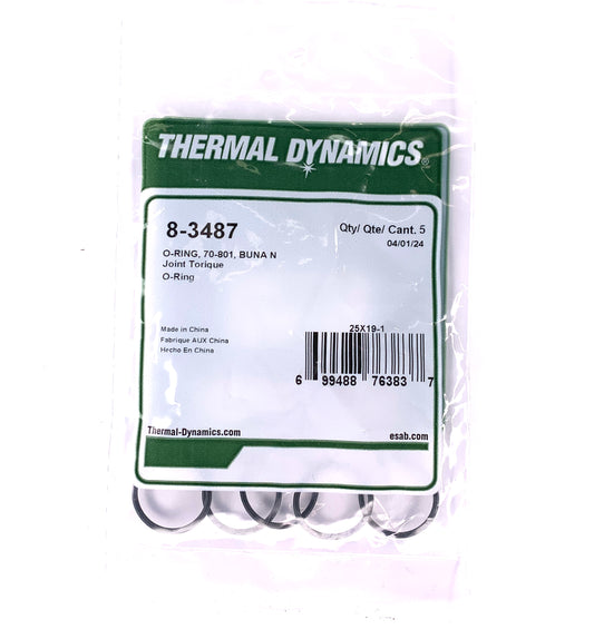 Thermal Dynamics 1Torch Rear O-Ring (5 pack) 8-3487