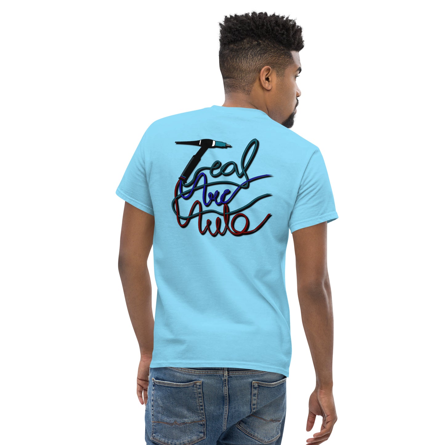 Unisex classic Teal Arc Auto tee