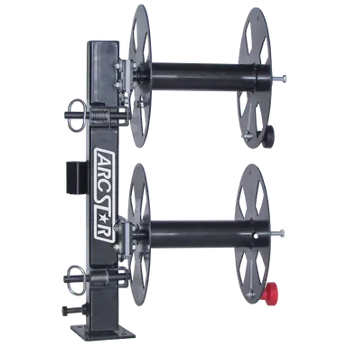 Welding Cable Reels Double 12" with Swivel Base, Arc Star Revolution - ASCRSBD12